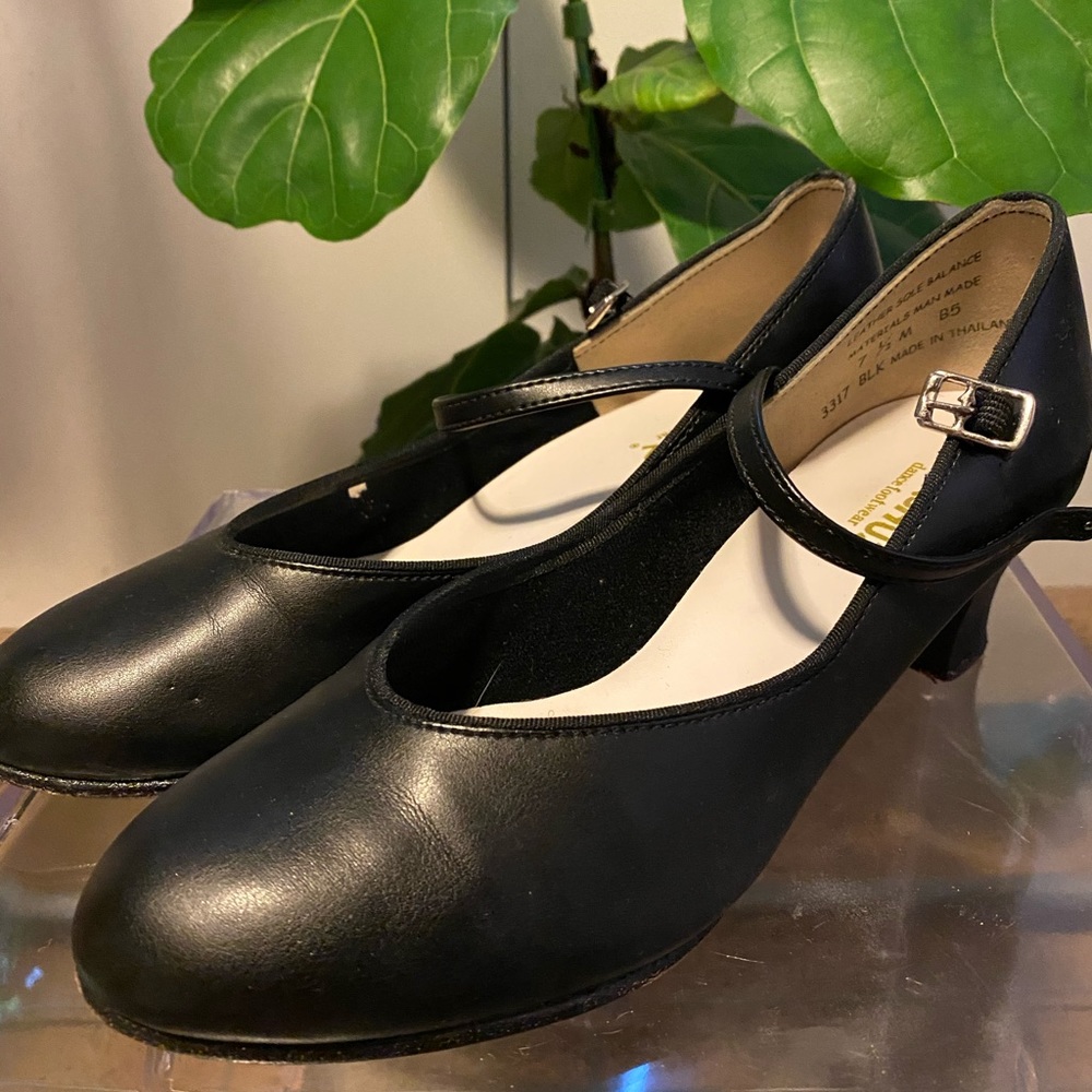 Black Danshuz Ballroom Dance Shoes